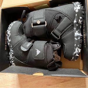 Good as new burton grom snowboard boots